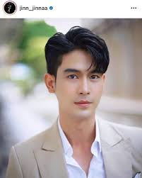 Jinn Jinna is a handsome actor from the hit drama remake “Mae Bia”. 📷👉🏻  Instagram #jinn_jinnaa #แม่เบี้ย #แม่เบี้ย2021