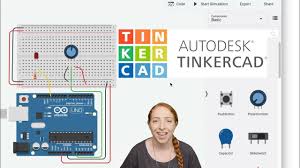 Potentiometer Analog Input With Arduino In Tinkercad Arduino Simple Circuit Pushbutton