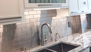 Modern stainless steel kitchen backsplash ideas images uploaded by diego nicola at august 27, 2014, the excellent images above is a passage of perfect example of stainless steel backsplashes decoration, which is part of the decoration category. 2 5 X 6 Stainless Steel Subway Tile Stainless Steel Tile