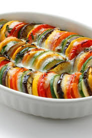 Provencal Vegetable Gratin Side Dish Recipe With Olive Oil Onion Garlic Basil Leaves Low Calorie Vegetables Side Dish Recipes Easy Low Calorie Side Dishes