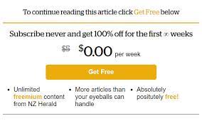 If you've installed the extension make sure to refresh the page first. Freemium Articles