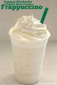 Copycat Starbucks Vanilla Bean Frappuccino Recipe Copycat Starbucks Recipes Starbucks Vanilla Starbucks Recipes