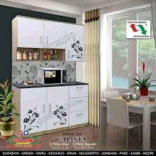 Lemari minimalis untuk dapur kayu 4 pintu duco. Lemari Dapur 3 Pintu Atas Bawah Warna Putih Kualitas Mewah Harga Murah Bahan Tebal Finishing Halus Shopee Indonesia