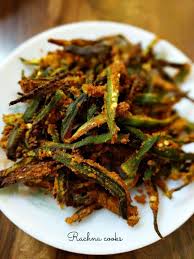 Crispy Air Fryer Okra Recipe Kurkuri Bhindi Recipe Step By Step Recipe Video Recipe Indian Food Recipes Indian Food Recipes Vegetarian Okra Recipes