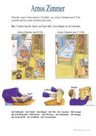 Diese kannst du dir ausdrucken und somit als vorbereitung für klassenarbeiten bzw. Zimmerbeschreibung Englisch 5 Klasse Arbeitsblatter Arbeitsblatt Die Mobel Und Die Zimmer Im Haus Ich Sollte Mein Zimmer Auf Englisch Beschreiben Wie Findet Ihr Die Beschreibung Decoracion De Unas