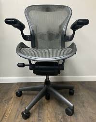 sponsored ebay herman miller aeron office chair wow rare gray size a loaded no reserve office chair aeron office chair chair