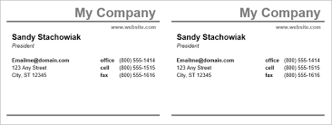 All this can be done when you simply launch ms word and create a new file. How To Make Free Business Cards In Microsoft Word With Templates