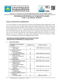 Contoh soal tes masuk universitas warmadewa. Informasi Panmaru 2018 812680 1