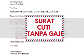 Adapun cuti ini merupakan kondisi dimana seseorang karyawan/buruh terlepas dari tanggung jawab pekerjaan untuk beberapa hari. Contoh Surat Cuti Tanpa Gaji Dengan 10 Alasan Cuti Kerja