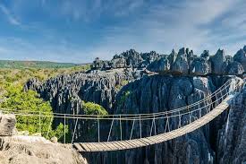 Yesterday, I conquered one of my bucket list items: the Grand Tsingy of  Bemaraha in Madagascar! This stone forest in an isolated part of western  Madagascar is a sacred place, and a