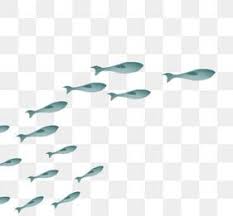 Illustration Neat Hand Painted Blue Wandering Small River Sea Fish Seabed Happy Lively Fast Group Ocean Small Fish Cli Fish Background Fish Png Fish Silhouette