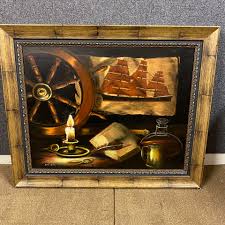 Framed “Captain's Log” Oil On Canvas Painting By Ruth Flick for Sale in  Auburn, WA
