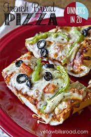 Yellow Bliss Road French Bread Pizza Recipes Pizza Bread