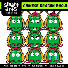 Chinese Dragon Emoji Clip Art Educational Clip Arts Clip Art Chinese Dragon Art
