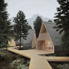 Pin By Salma C On A Frame House Architecture House In The Woods A Frame House