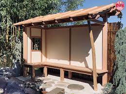Handcrafted Koshikake Japanese Garden Style Japanese Garden Japanese Backyard