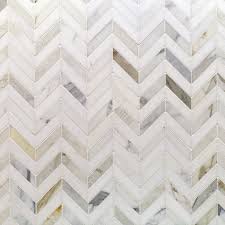 Talon Calacatta Thassos Marble Tile In 2020 Chevron Floor Kitchen Backsplash Chevron Tile