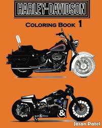 Motorcycle harley davidson printable coloring page. Amazon Com Harley Davidson Coloring Book 1 Sketch Coloring Book 9781539116288 Patel Jason Books