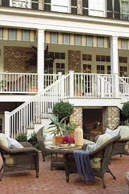 Senoia Georgia Idea House Tour Courtyard Gardens Design Courtyard Porch Shades
