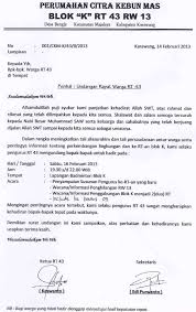 Contoh surat undangan reuni pt.scribd. Contoh Surat Undangan Rapat Pemilihan Ketua Rw Studi Indonesia