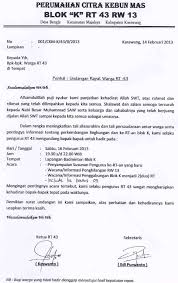 Contoh sk rt/rw terbaru 2021. Contoh Surat Undangan Rapat Pemilihan Ketua Rw Studi Indonesia