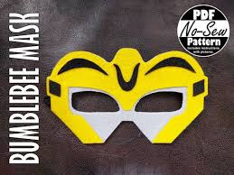 Bumblebee Rescue Bots No Sew Mask Pattern Rescue Bots Party Etsy In 2021 Transformer Birthday Rescue Bots Party Rescue Bots Birthday