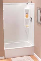 An rv bathroom is normally fixed with a toilet, sink, tub and a shower. Lyons Rv Tub Shower Surround 36 X 24 X 62 Parchment