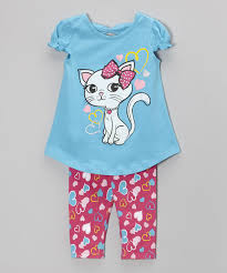 Look What I Found On Zulily Aqua Wave Cat Tunic Pink Leggings Infant Toddler Girls By Kidtopia Zulilyfinds Cocuk Giyim Kizlar Kiz Cocuklar