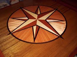 Love This Compass Rose I Wonder If I Could Get Michael To Build A New Table Boat Table Compass Rose Boat