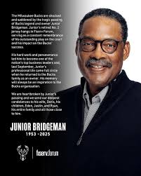 We are deeply saddened by the passing of Junior Bridgeman, a Louisville  legend whose impact spanned sports, business, and community. From his days  as a basketball star to his incredible success as