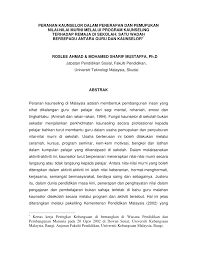 Bimbingan dan konseling sebagai salah satu komponen pendidikan juga memanfaatkan teknologi informasi. Pdf Peranan Kaunselor Dalam Penerapan Dan Pemupukan Nilai Nilai Murni Melalui Program Kaunseling Terhadap Remaja Di Sekolah Satu Wadah Bersepadu Antara Guru Dan Kaunselor