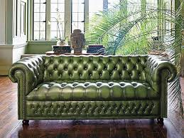 I D Buy You Furniture For Your House Maybe A Nice Chesterfield Or An Ottoman Green Leather Chesterfield Sofa Green Leather Sofa Green Chesterfield Sofa