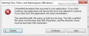 Maximum Filename Length In Ntfs Windows Xp And Windows Vista Stack Overflow
