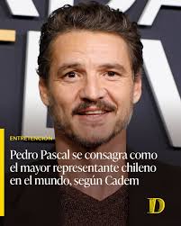 📍En el ranking de la semana de Cadem 5C, Pedro Pascal sigue siendo el  principal representante chileno en el extranjero, con un 37% de las  menciones. 📌Le siguen Isabel Allende con 9%,