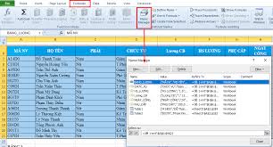 đặt Ten Cho Một O Hoặc Một Vung Dữ Liệu Trong Excel Với Define Name Quản Trị Excel