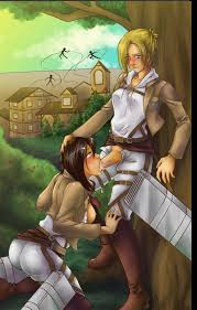 Attack on Titan hentai porn comics female Titans porn best Mikasa Annie