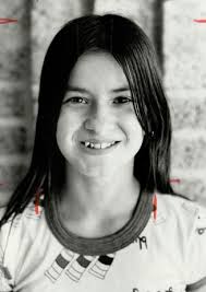 Crying girl during capital punishment demonstrations outside Don Jail at  double hanging