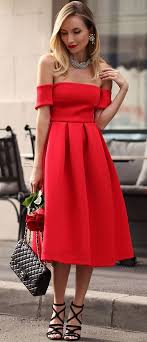 Postolatieva Romantic Off Shoulder Little Red Dress Fall Inspo Little Red Dress Red Midi Dress Fashion