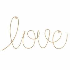 Deco Murale Love Mot En Fil De Fer Cactus Ananas Deco Murale Parement Mural Fil De Fer