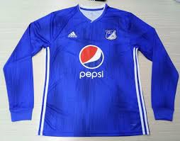 Deportivo cali recibe a millonarios en el estadio de palmaseca a las 18:00 horas de colombia en duelo correspondiente a la jornada. Millonarios Fc Bogota 2019 20 Home Long Sleeved Shirt Soccer Jersey Dosoccerjersey Shop