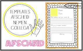 Afscheid Meester Juf Of Stagiaire Deel 2 Juf Shanna Onderwijs Template School
