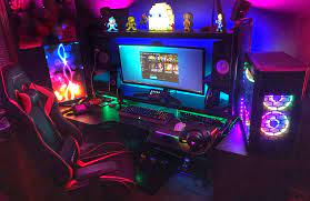The gaming room live wallpaper engine / blender animation (low polly). Live Wallpaper Gaming Room Novocom Top
