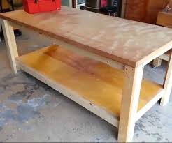 This design should fit two adults comfortably or three children. How To Build A Sturdy Workbench Inexpensively 5 Steps With Pictures Instructables
