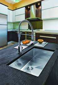 Give Your Kitchen Sophistication And Class With A Stainless Steel Pull Down Faucet By Franke Contemporary Kitchen Sinks Modern Kitchen Sinks Best Kitchen Sinks