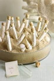 Boule con sabbia e conchiglie tavoli per nozze in spiaggia, cerimonia da. Foto Tableau A Tema Mare Originali E Personalizzati
