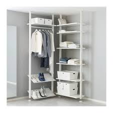 Elvarli 2 Section Shelving Unit White Width Right 36 1 8 Ikea Shelving Unit Shelving Ikea