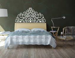 A wood paneled wall replaces a traditional headboard in this bedroom, creating a relaxing oasis. Modern Design Master Bedroom Headboard Wall Decal Home Decoration Vinyl Removable Girls Room Wall Stickers Fashion Decor Syy493 Home Decor Decoration Designheadboard Wall Decal Aliexpress