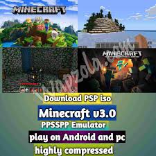 Download free maps and mods for minecraft! Download Minecraft Iso Ppsspp Emulator Psp Apk Iso Rom Highly Compressed 80mb Wapzola