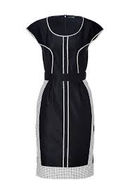 Fendi Black White Silk Blend Dress 70 Off Found On Sale For 390 0 Stylebop Dresses Clothes Design 70 Dress
