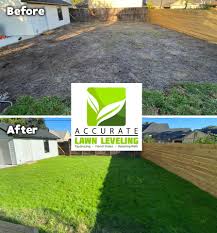 Level the yard with a rake. Accurate Lawn Leveling Home Facebook